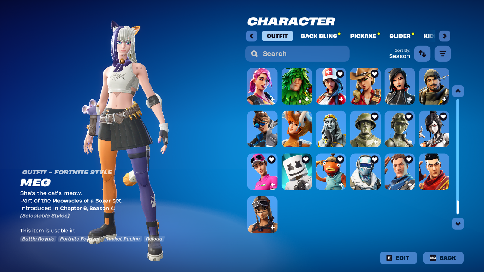 Fortnite Rare OG Creator Account